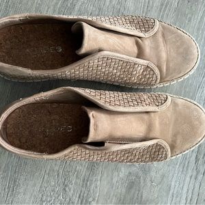 J-Slides leather slip on